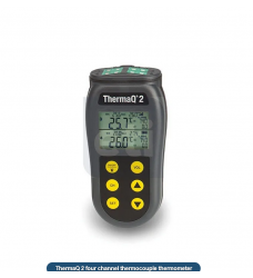 231-052 ThermaQ2 Θερμόμετρο με δυνατ. συνδεσης 4 θερμοστοιχείων & συναγερμό