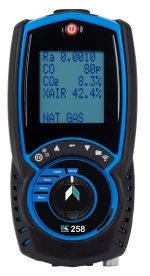 K258 Απλός Αναλυτής Καυσαερίων O2 - CO - Θερμοκρασία