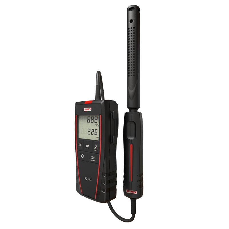 AQ110 Όργανο Ελέγχου Ποιότητας Αέρα (CO2-Θερμ.)