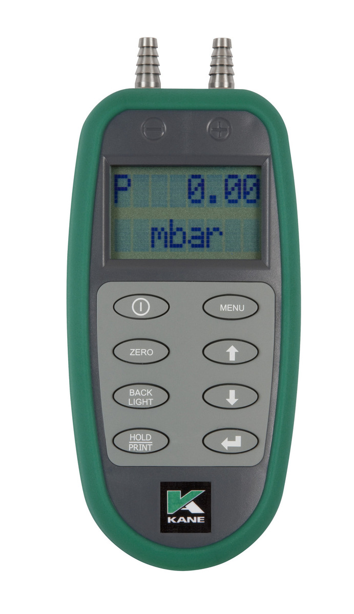 K3500-5 Πιεσόμετρο + / - 400mBar με μνήμες & εκτύπωση